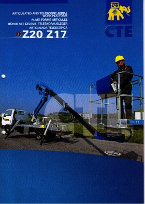 Nacele cu braț articulat montate pe trailer CTE Z 17