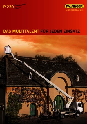 Nacele telescopice montate pe camion Palfinger P 230