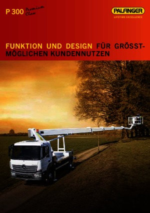 Nacele telescopice montate pe camion Palfinger P 300