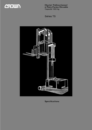 Stivuitoare special echipate care operează în spații foarte înguste Crown 1,8 TS