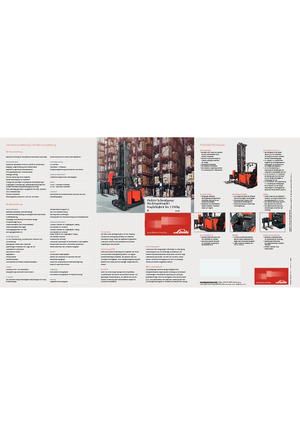 Stivuitoare special echipate care operează în spații foarte înguste Linde A 1.35