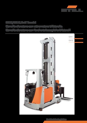 Stivuitoare special echipate care operează în spații foarte înguste Still GX-X