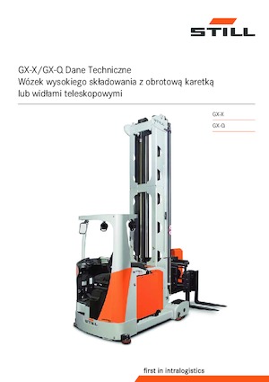 Stivuitoare special echipate care operează în spații foarte înguste Still GX-X