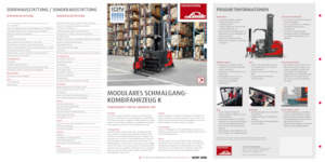 Stivuitoare special echipate care operează în spații foarte înguste Linde K 0.9