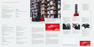 Stivuitoare special echipate care operează în spații foarte înguste Linde K 1.3