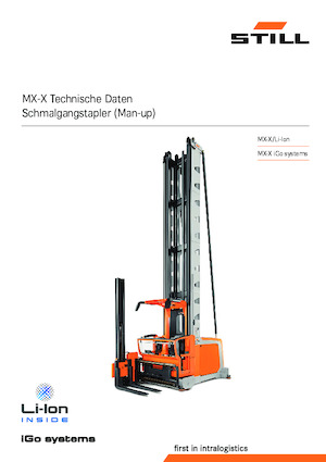 Stivuitoare special echipate care operează în spații foarte înguste Still MX-X 1.5