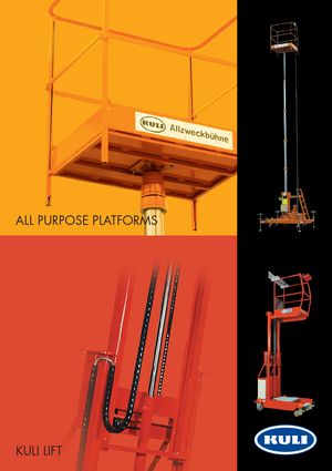 Nacele verticale cu un singur catarg KULI Hebezeuge – Helmut Kempkes Kuli KF 8
