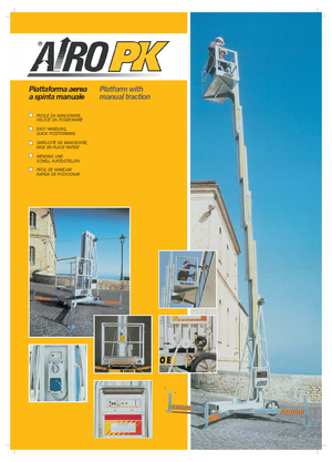 Nacele verticale cu un singur catarg AIRO PK 11800 E