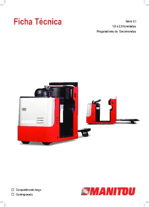 Order pickers (preparatoare de comenzi) Manitou CI 10 LC