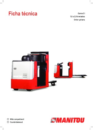 Order pickers (preparatoare de comenzi) Manitou CI 20