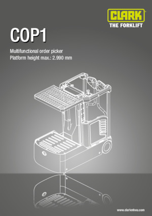 Order pickers (preparatoare de comenzi) Clark COP 1