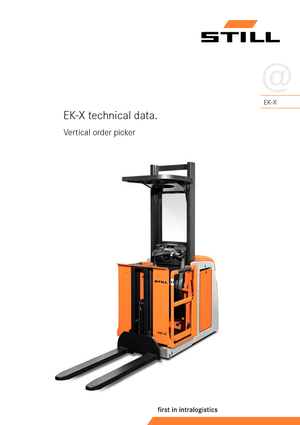 Order pickers (preparatoare de comenzi) Still EK-X 790