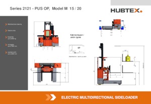 Order pickers (preparatoare de comenzi) Hubtex M 15 PUS