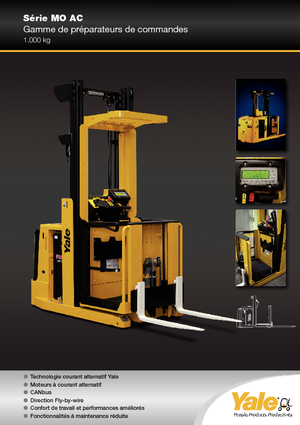 Order pickers (preparatoare de comenzi) Yale MO 10 E 15 FC