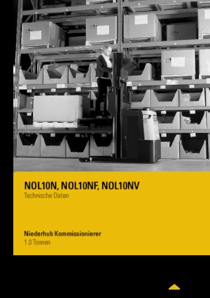 Order pickers (preparatoare de comenzi) Caterpillar NOL10N