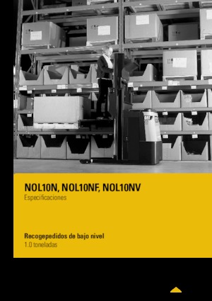 Order pickers (preparatoare de comenzi) Caterpillar NOL10NF