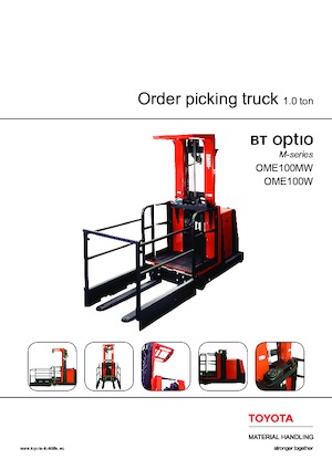 Order pickers (preparatoare de comenzi) BT OME 100 MW Man-Up 