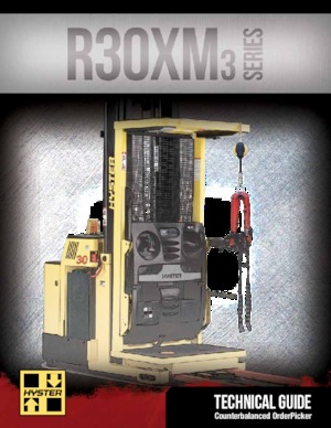 Order pickers (preparatoare de comenzi) Hyster R30XM3