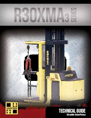 Order pickers (preparatoare de comenzi) Hyster R30XMA3