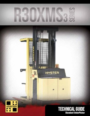 Order pickers (preparatoare de comenzi) Hyster R30XMS3