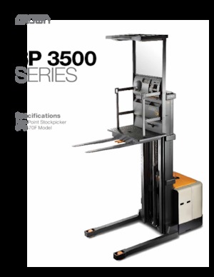 Order pickers (preparatoare de comenzi) Crown SP 3570F