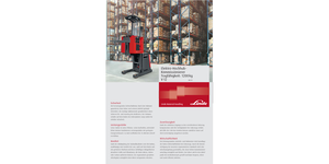 Order pickers (preparatoare de comenzi) Linde V 12 Tele