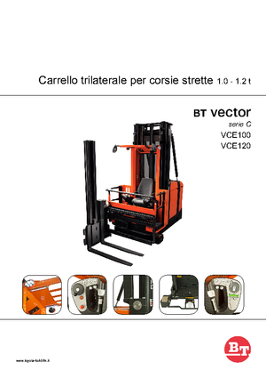 Încărcătoare laterale electrice BT Vector VCE 120