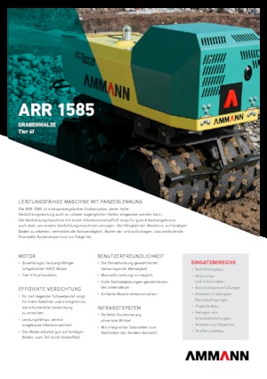 Cilindri vibrocompactori Ammann ARR 1585 T4f