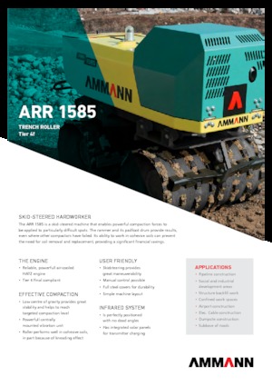 Cilindri vibrocompactori Ammann ARR 1585 T4f
