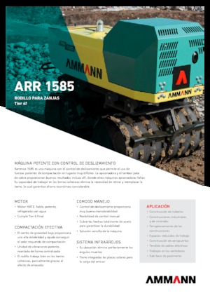 Cilindri vibrocompactori Ammann ARR 1585 T4f