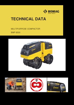 Cilindri vibrocompactori Bomag BMP 8500