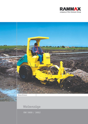 Cilindri vibrocompactori Rammax RW 3002 SPT