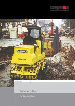 Cilindri vibrocompactori Rammax RW 2900 HF