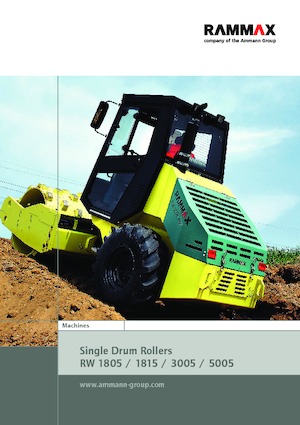 Cilindri compactori cu un singur tambur Rammax RW 5005