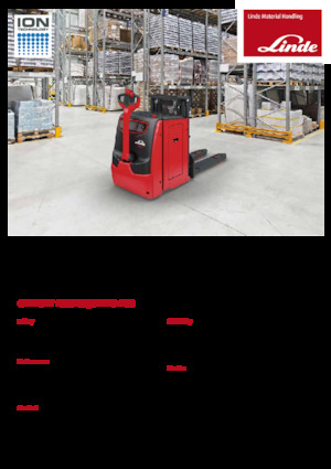 Stackere (transpaleți) mobile Linde D10