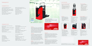 Stackere (transpaleți) mobile Linde D12S