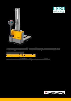 Stackere (transpaleți) mobile Jungheinrich EJC M10b E Li-Ion