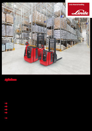 Stackere (transpaleți) mobile Linde L16ac Duplex