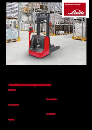 Stackere (transpaleți) mobile Linde L14C 