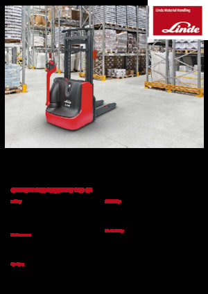 Stackere (transpaleți) mobile Linde L14C 