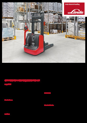 Stackere (transpaleți) mobile Linde L14C 