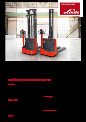 Stackere (transpaleți) mobile Linde ML10