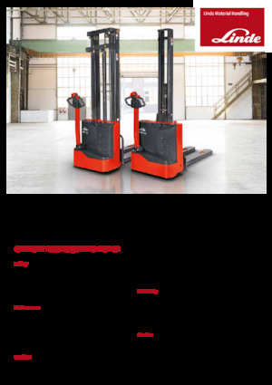 Stackere (transpaleți) mobile Linde ML10