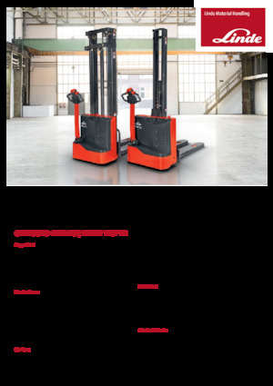 Stackere (transpaleți) mobile Linde ML10