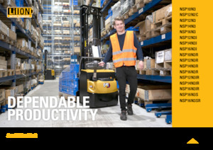 Stackere (transpaleți) mobile Caterpillar NSP12N3