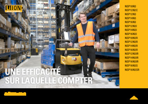 Stackere (transpaleți) mobile Caterpillar NSP16N3SR