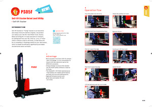 Stackere (transpaleți) mobile Noblelift PS05F-1300