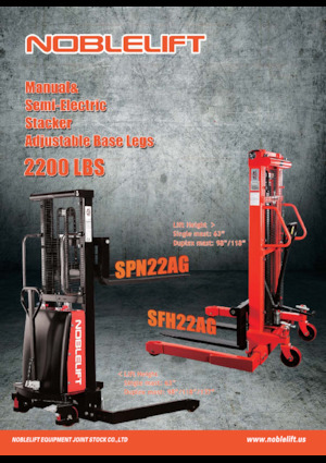 Stackere (transpaleți) mobile Noblelift SPN22-138