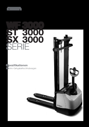 Stackere (transpaleți) mobile Crown ST 3000N-1.0 TL