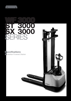 Stackere (transpaleți) mobile Crown ST 3000N-1.0 TL